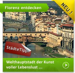 Blick auf die Altstadt von Florenz mit dem Ponte Vecchio