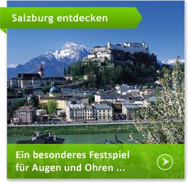 Blick auf die Altstadt und Festung von Salzburg