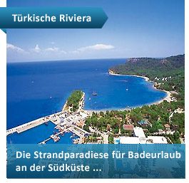 Urlaub am Strand in der Türkei erleben