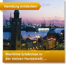 Hamburger Hafen am Abend