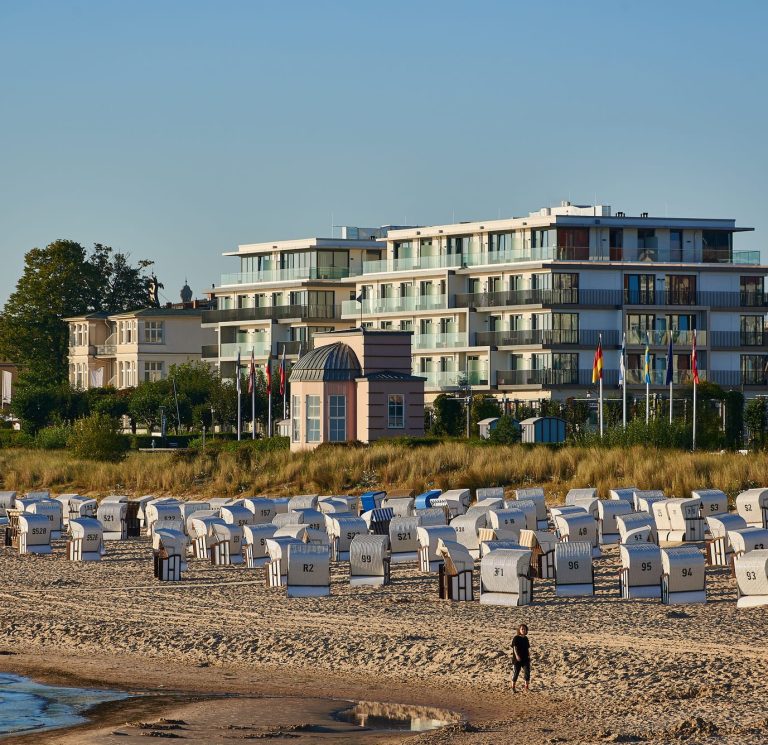 Strandkörbe am Strand in Bansin