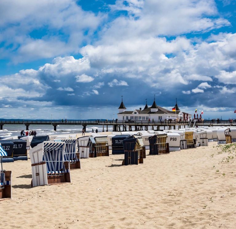 Seebrücke Ahlbeck und Strand